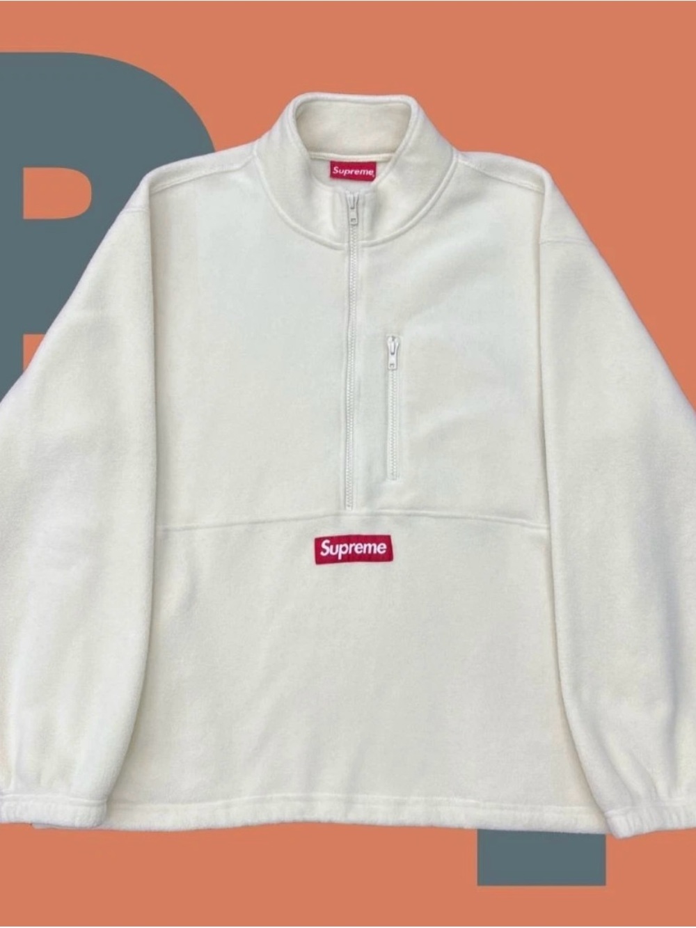 Supreme Polartec Half Zip Pullover (Large)